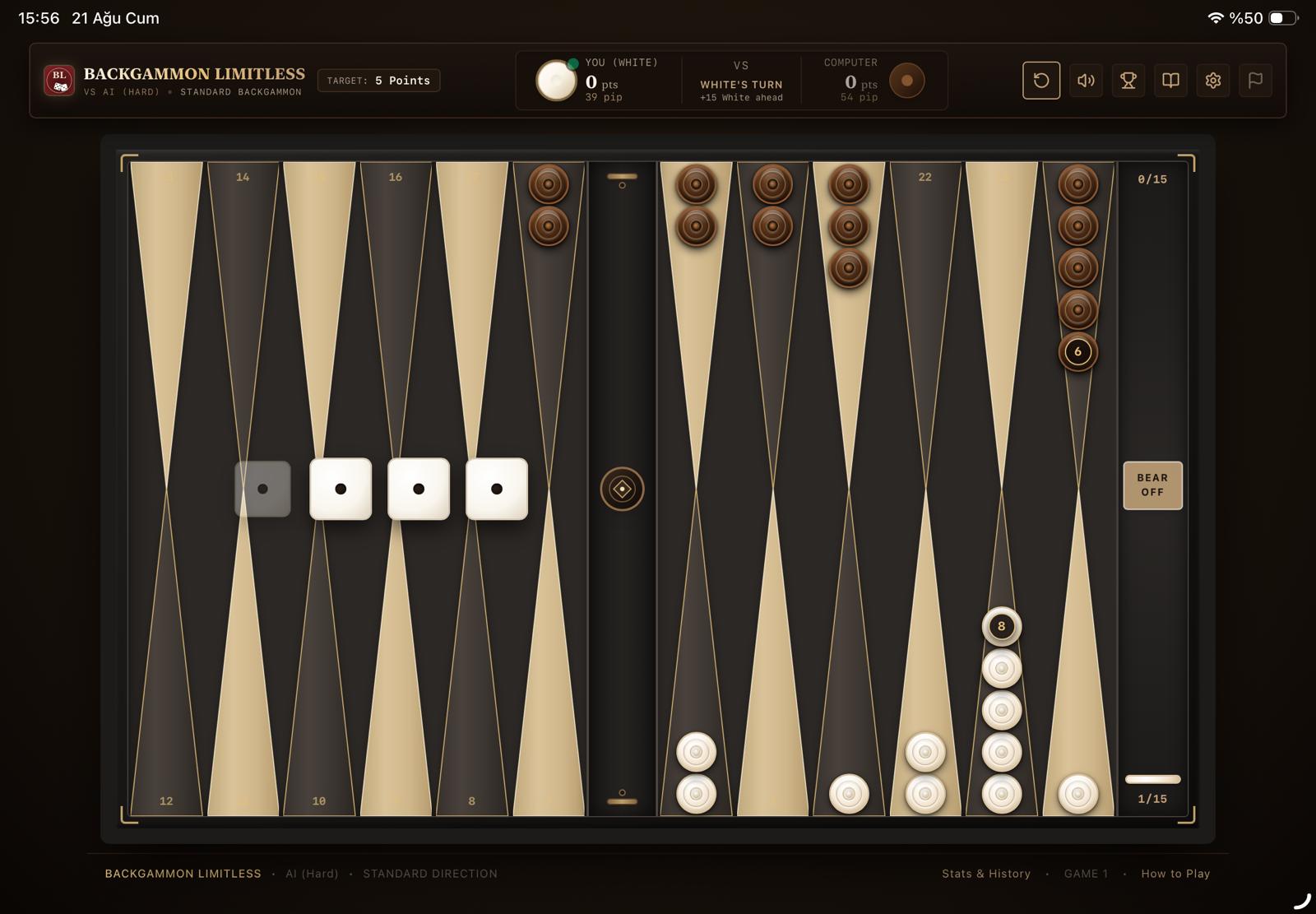 Backgammon Limitless screenshot